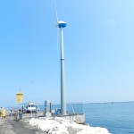 Foto pala eolica Diga foranea nord Porto Corsini 3
